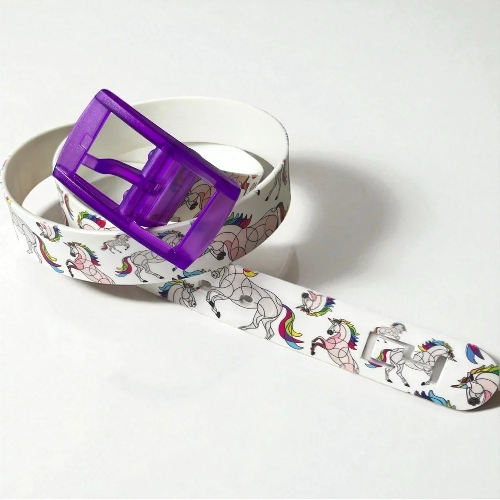 HOTL x C4 Unicorn Equestrian Belt Purple Buckle